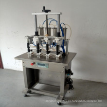 Máquina de llenado de líquidos de alta calidad con pistón ajustable de fábrica con venta caliente